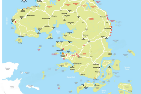 Bintan Tourism Map