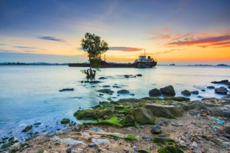 Tanjung Uma, the Tourism Beach in Batam